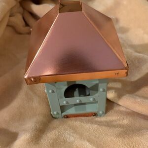 Elegant Copper and Blue Lantern